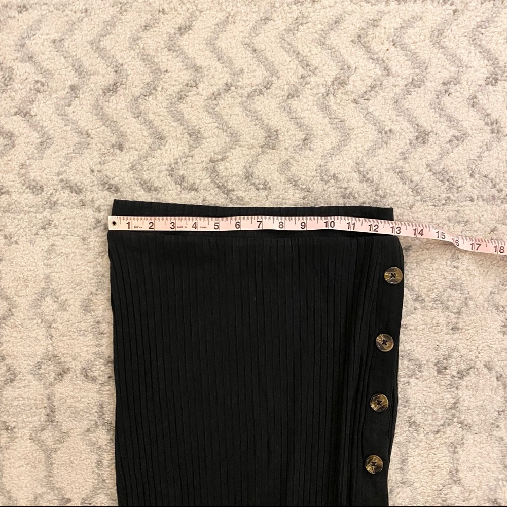 🎉HP 🎉 Black Button Up Midi Skirt - Picture 5 of 5